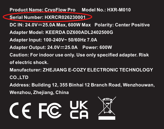 M010 serial number guide